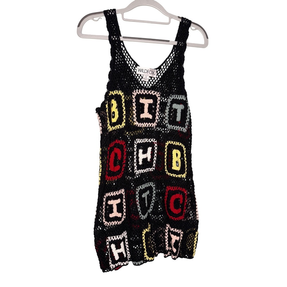 Wildfox B**** granny Sabrina crochet dress‎ - Picture 2 of 7